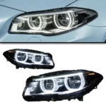 Upgrade Kit for 2011-2017 BMW 5 Series F10 Headlights to Angel Eyes LED Daytime Running Lights (DRL) - Image 2