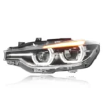 Compatible with 2013-2018 BMW 3 Series F30 Headlight Assembly Modification App Color LED Daytime Running Lights - Image 3