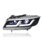 Headlight Assembly with Bi-Xenon Projector and LED Daytime Running Lights for 2005-2012 BMW 3 Series E90 - Image 3