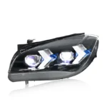 Suitable for 2010-2015 BMW X1 Headlight Assemblies (E84) - Arrow-Style LED Daytime Running Lights in WhiteYellow - Image 3