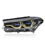 Dual-Color LED Spoon-Shaped Daytime Running Lights for 2018-2020 BMW 5 Series G30 G38 Headlight Assembly Conversion - Image 3